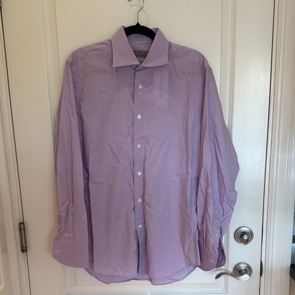 Canali Lavender Dress Shirt